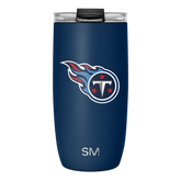 NFL Voyager Tumbler with Clear Flip Lid & Straw