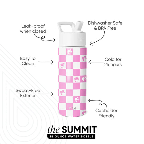 Summit Kids Water Bottle with Straw Lid