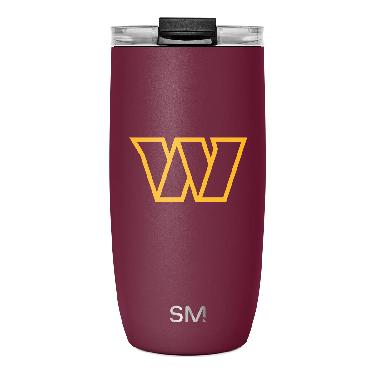 NFL Voyager Tumbler with Clear Flip Lid & Straw